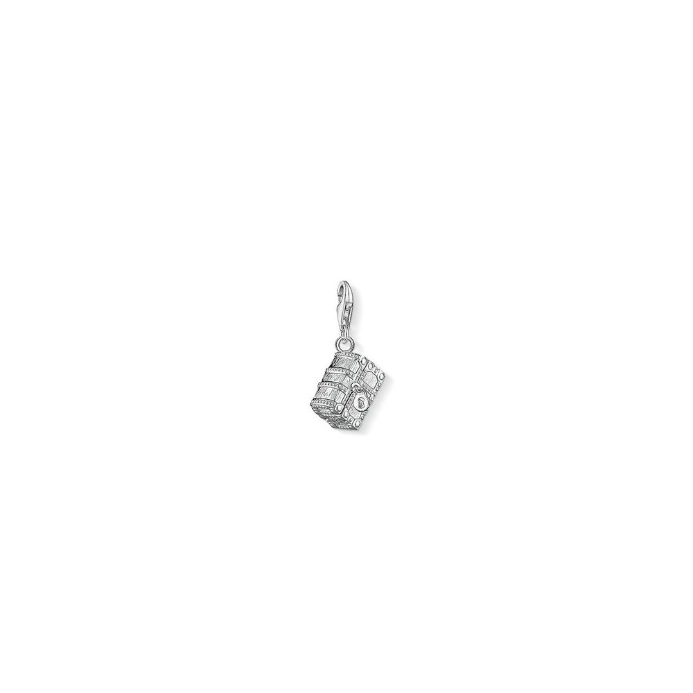 Charm Club Silver Treasure Chest Charm