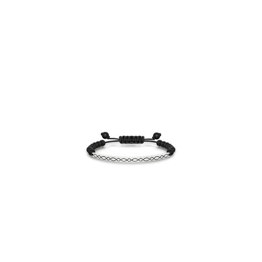 Love Bridge Black Obsidian Filigree Bridge Bracelet