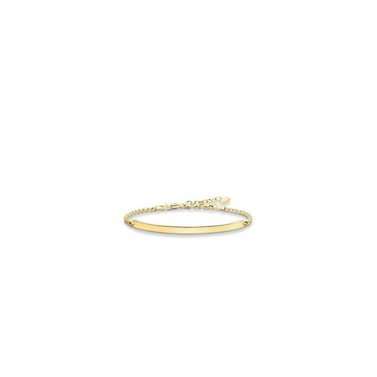 Love Bridge Yellow Gold Plated Bracelet