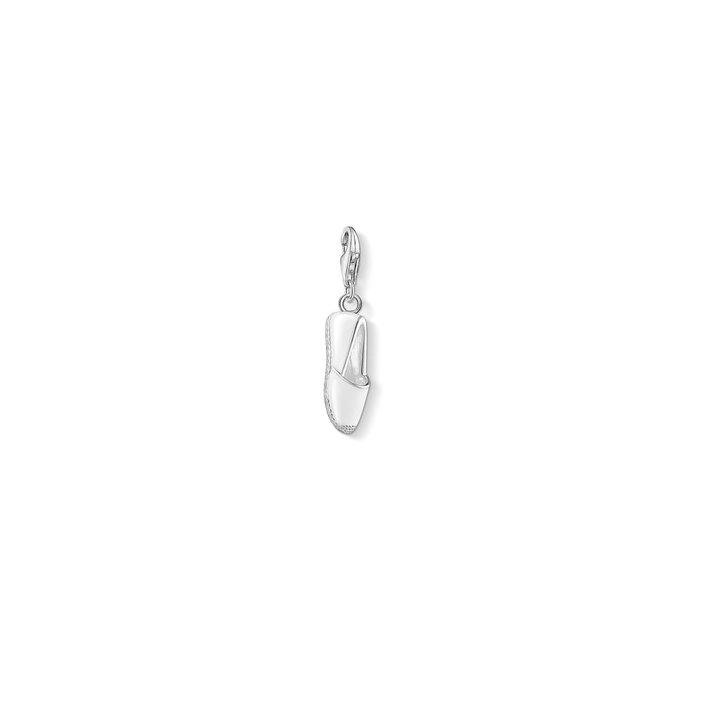 Charm Club Silver White Espadrille Charm
