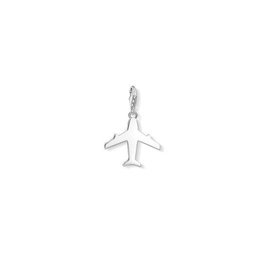 Charm Club Silver Aeroplane Charm