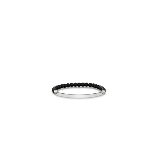 Love Bridge Matt Black Obisidan Bracelet