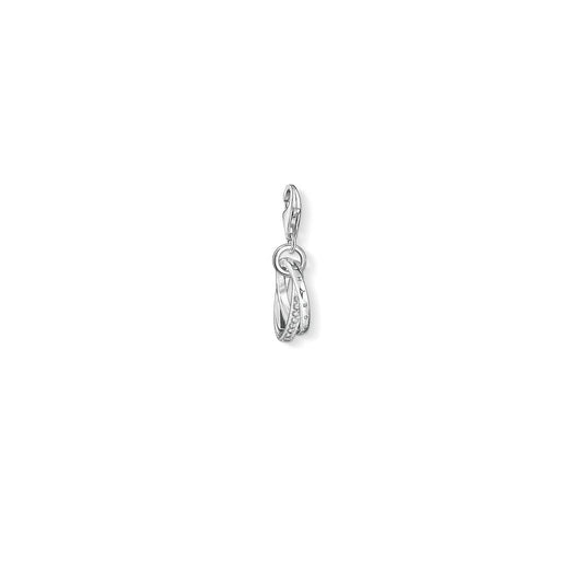 Intertwined "Forever" Rings Charm