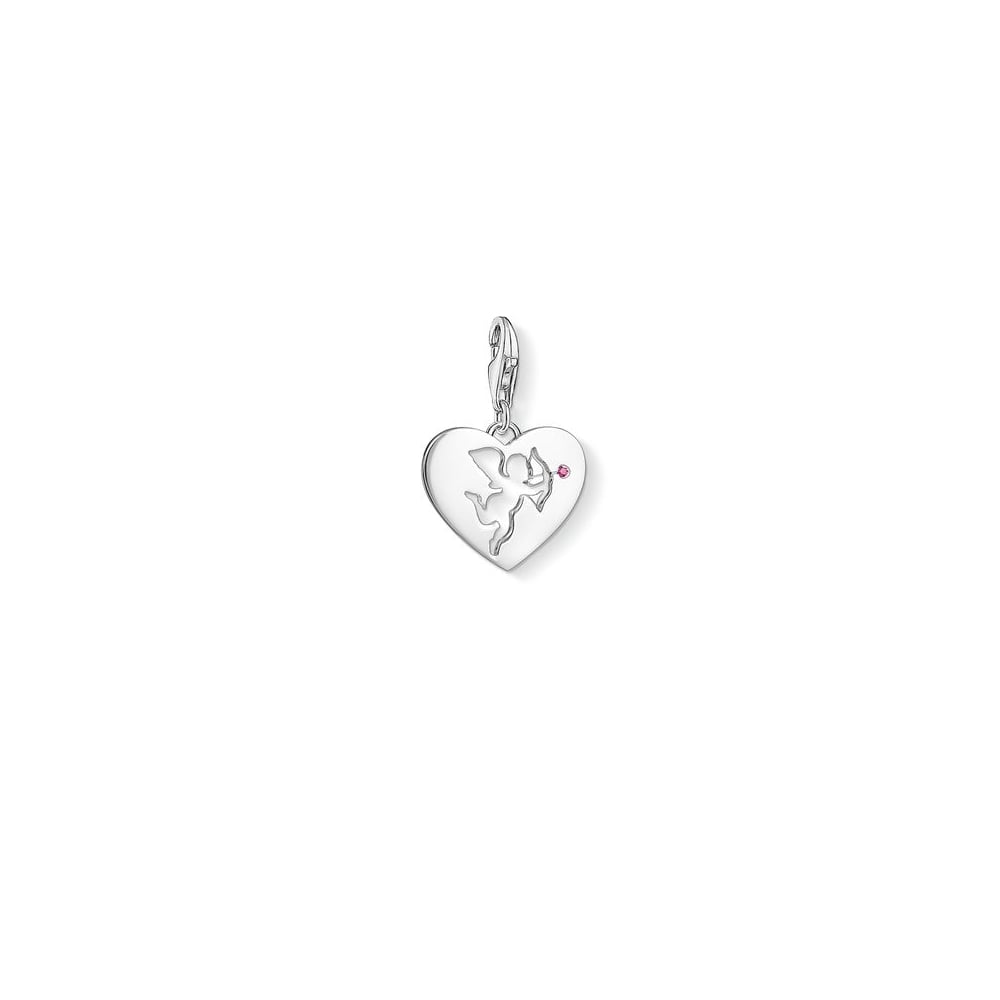 Cupid's Arrow Heart Charm