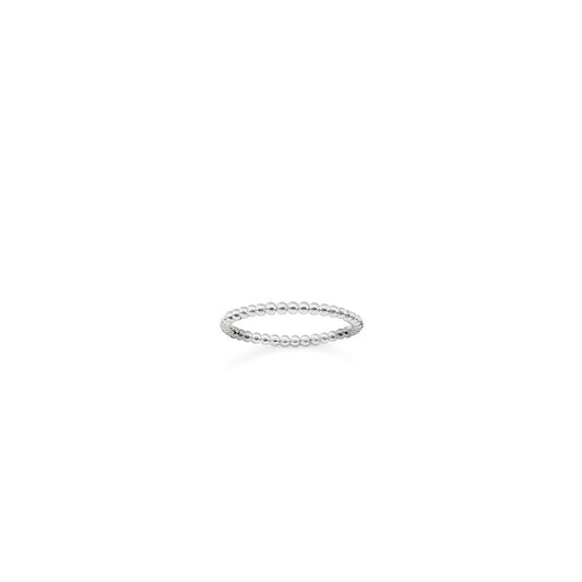 Delicate Dots Silver Stacking Ring