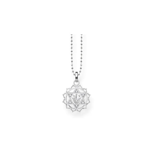 Silver Heart Chakra Necklace