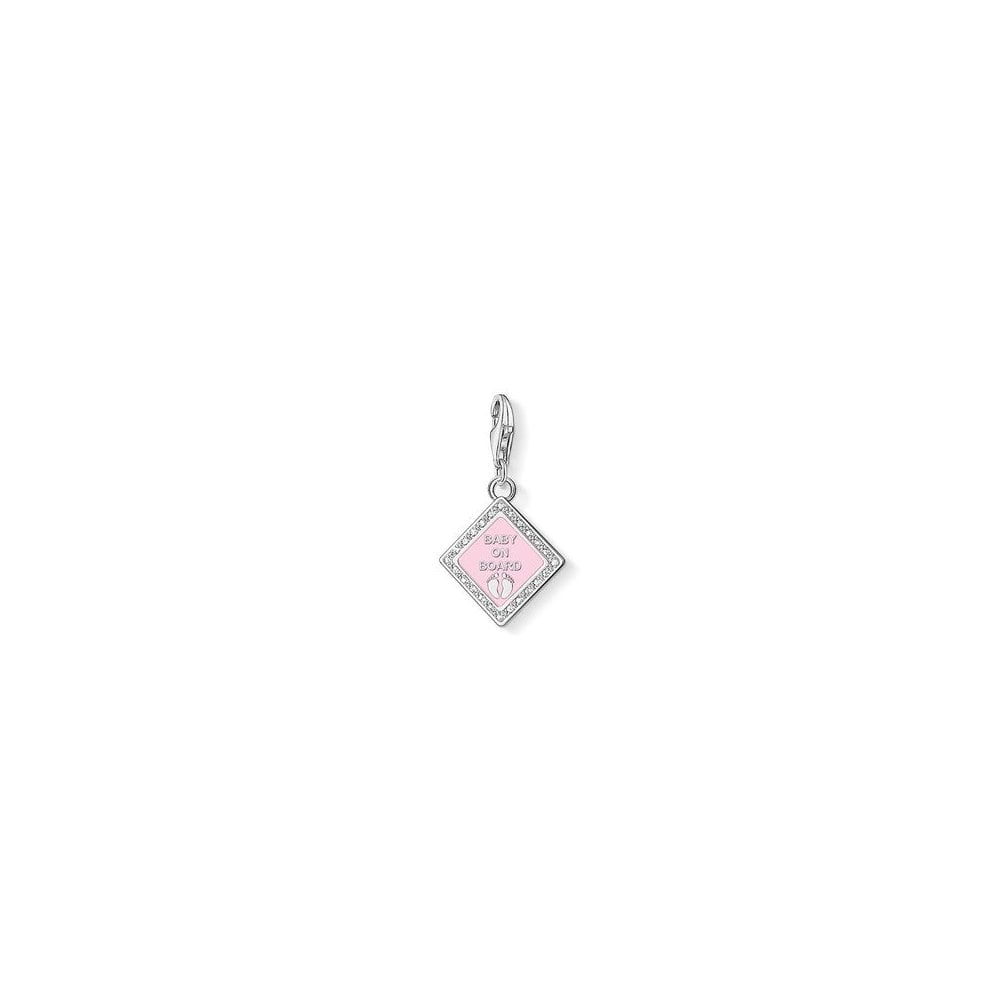 Charm Club Pink Baby on Board