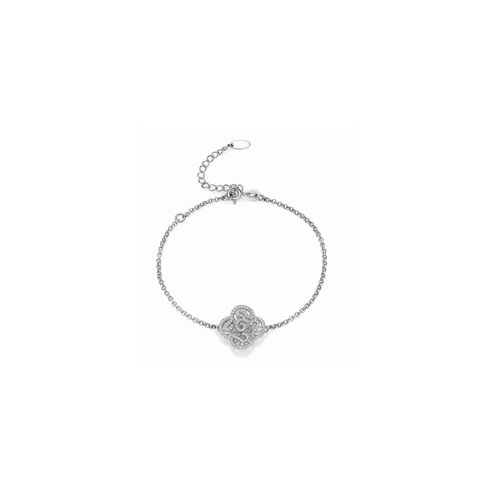 Cascade Mini Bracelet in Rhodium Vermeil