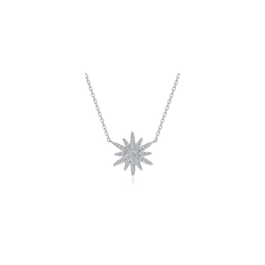Festive Christmas Star Snowflake Pendant