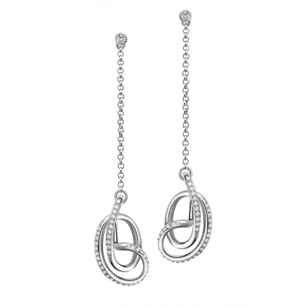 Serenity Drop Earrings with Cubic Zirconia