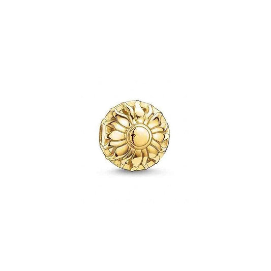 Yellow Gold Plated Sunrise Karma Bead