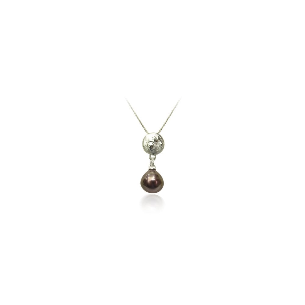 Grey Tahitian Pearl Pendant