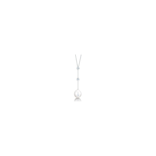 South Sea Pearl & Diamond Drop Pendant