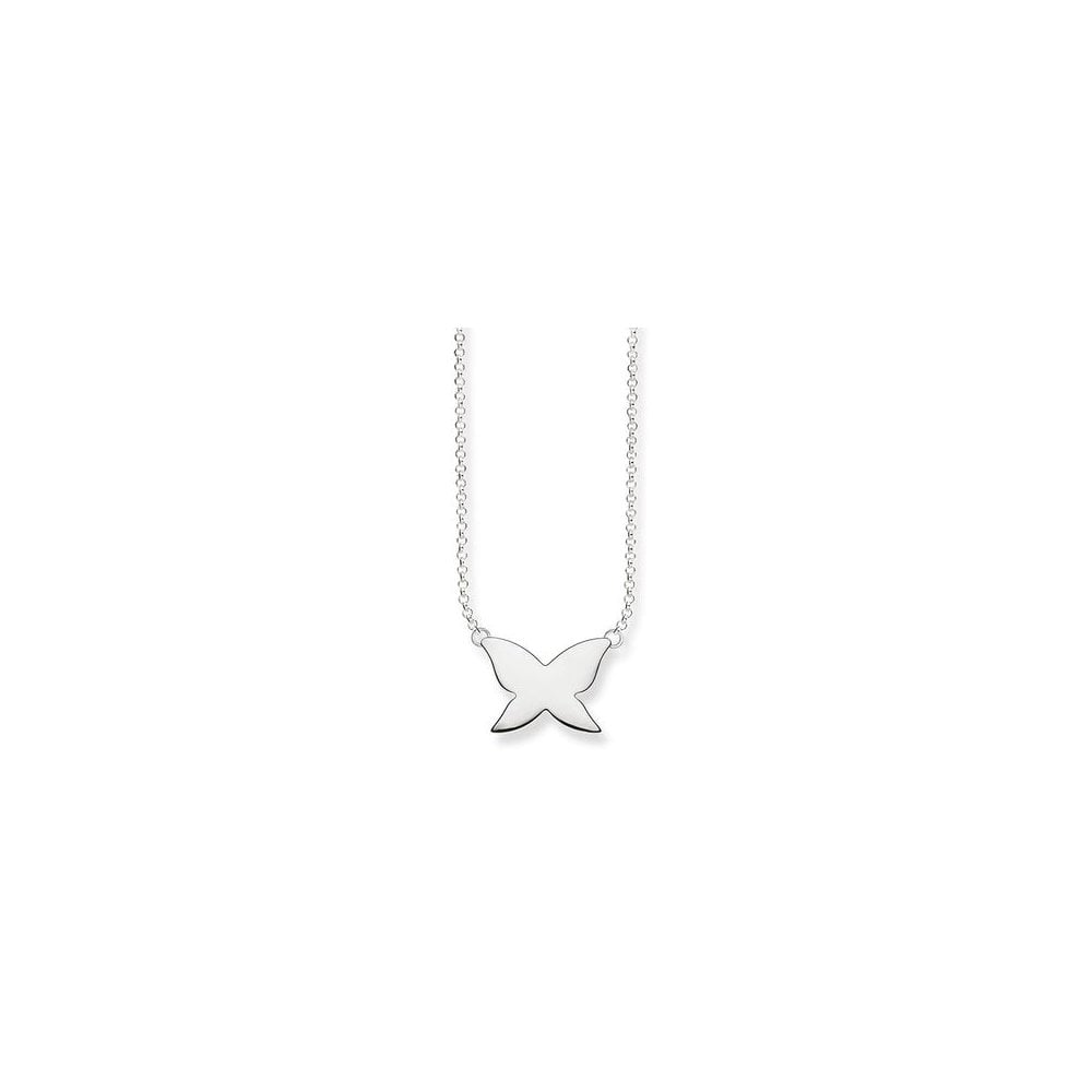 Silver Butterfly Necklace