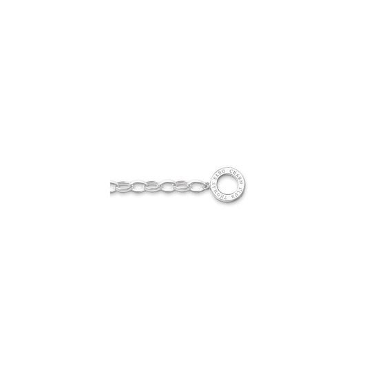 Silver Charm Club Chain Necklace