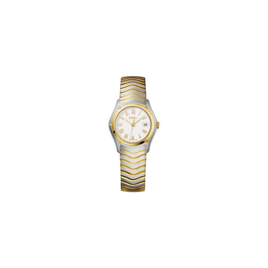 Ladies Stainless Steel and Gold Wave Watch
