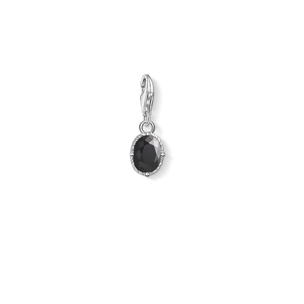 Charm Pendant "Black Stone"