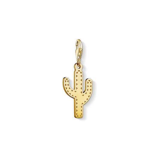 Charm Pendant "Cactus Gold"