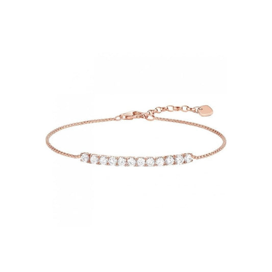 Rose Gold Filagree Tennis Bracelet