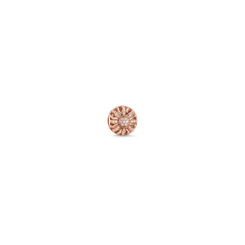 Karma Beads Rose Gold Plated Glittering Sunshine Bead