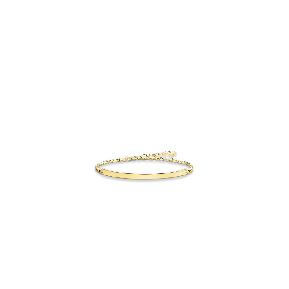 Love Bridge Yellow Gold Plated Bracelet