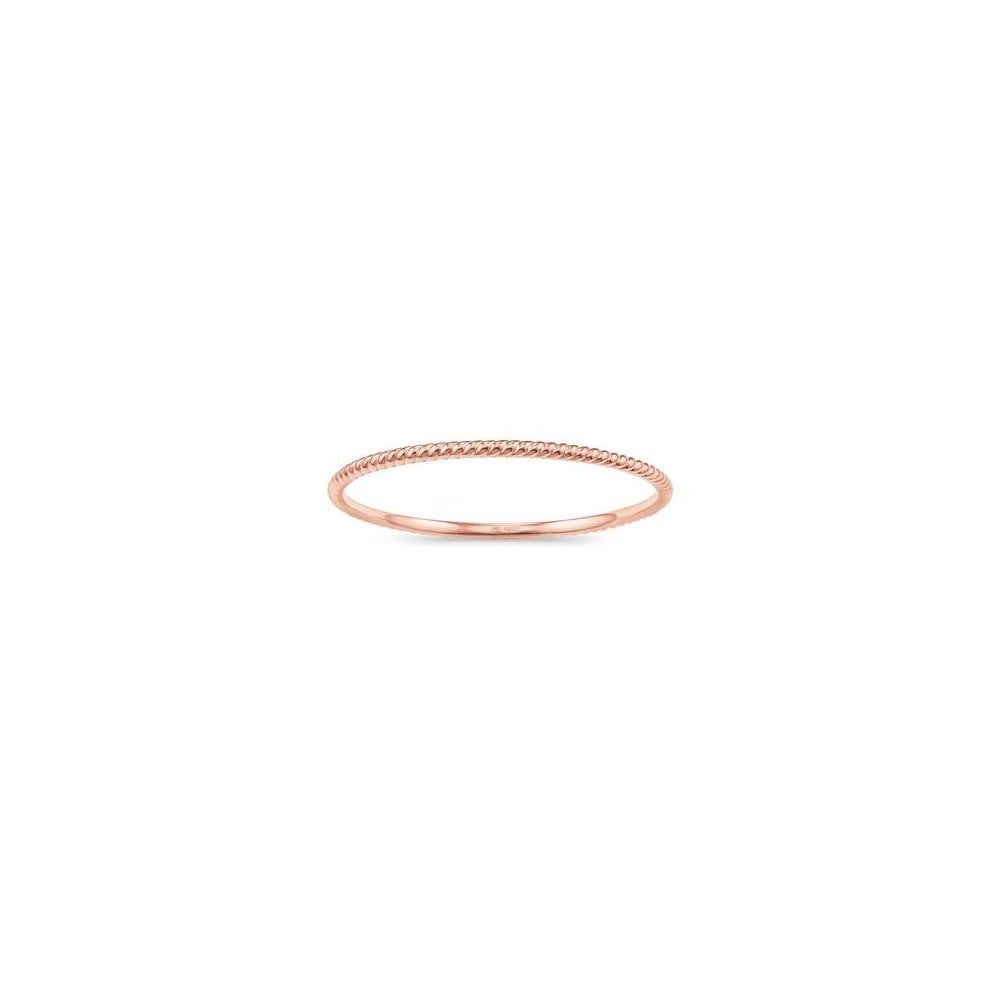 Rose Gold Plated Twisted Bangle