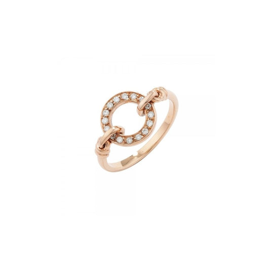 Designer Rose Gold Diamond Meridian Ring