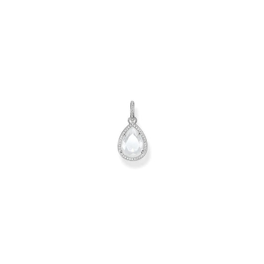 Milky Quartz Drop Pendant